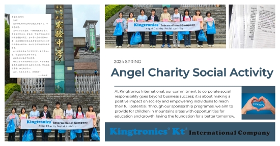 Kingtronics Angel Charity Social Activity in 2024 Spring