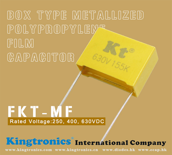 Kingtronics FKT-MF Box Type Metallized Polypropylene Film Capacitor