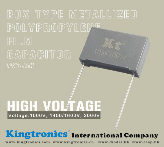 Kingtronics FKT-MH High Voltage Box Type Metallized Polypropylene Film Capacitor