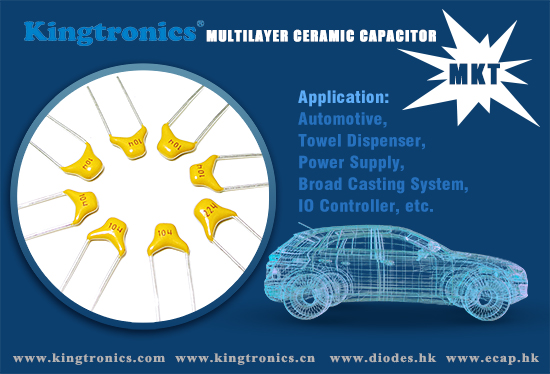 Kingtronics Radial Type Multilayer Ceramic Capacitor with competitive price and lead time support