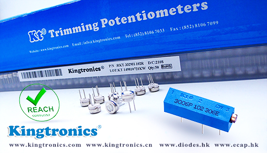 Kingtronics KT Trimming Potentiometers latest certification notice